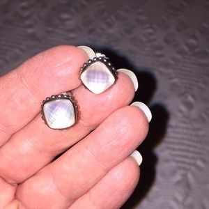 Mother of Pearl with overlay crystal